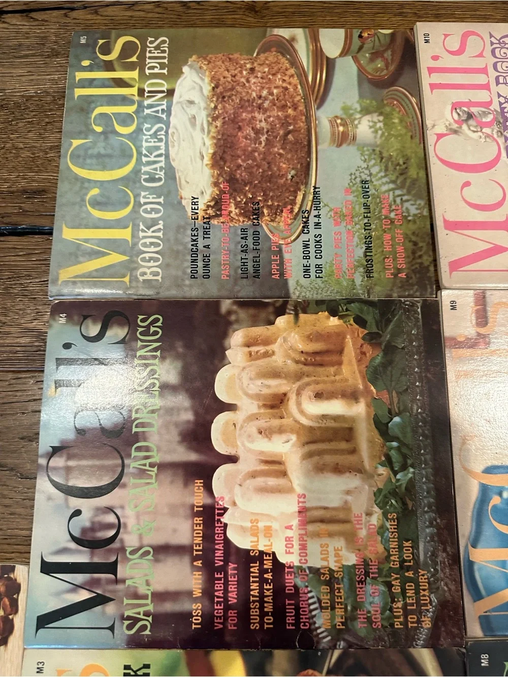Vintage Complete set Mc’Calls Cookbooks